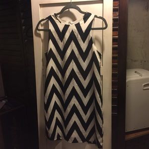 Chevron mini dress